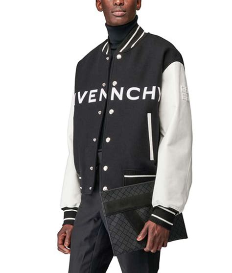 givenchy hoodie scuba varsity jacket|givenchy high school jacket.